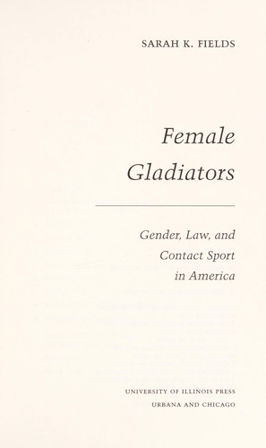 Cover for Female gladiators