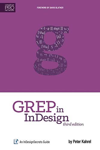 Cover for GREP in InDesign