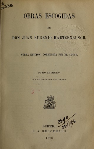 Cover for Obras escogidas