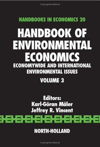 Cover for Handbook of Environmental Economics, Volume 3