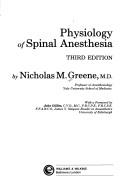 Cover for Physiology of spinal anesthesia