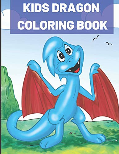 Cover for Kids Dragon Coloring Book