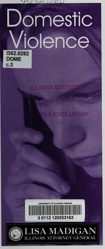 Cover for Domestic violence