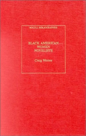 Cover for Black American Women Novelists