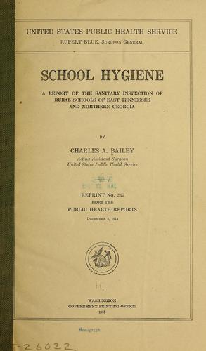 Cover for School hygiene