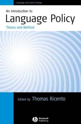 Cover for An introduction to language policy