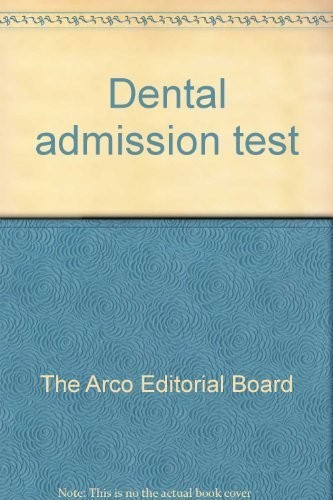 Cover for Dental admission test