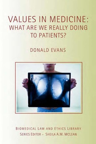 Cover for Values in medicine