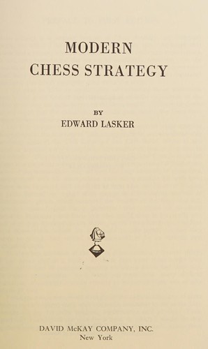 Cover for Modern chess strategy