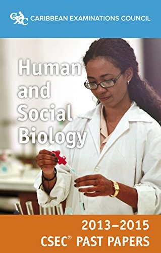 Cover for CSEC Past Papers 2013-15 Human and Social Biology