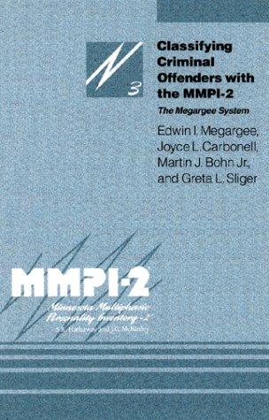 Cover for Classifying Criminal Offenders with the MMPI-2