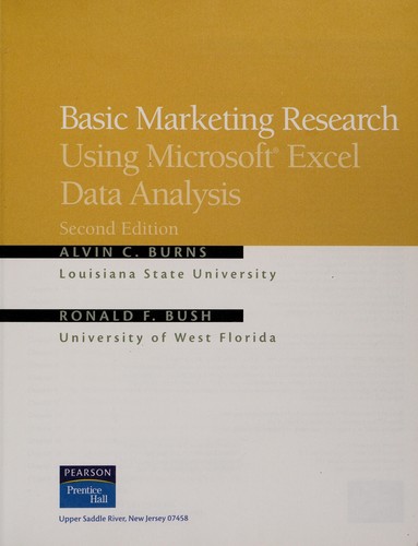 Cover for Basic marketing research