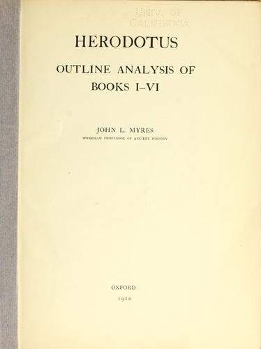 Cover for Herodotus