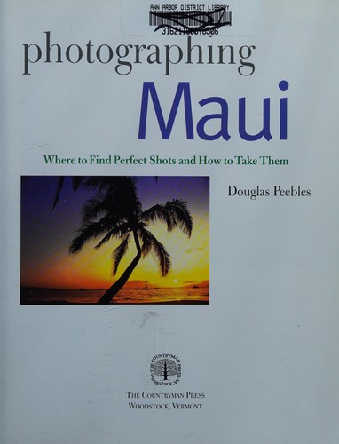 Cover for Photographing Maui