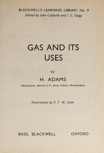 Cover for Gas and its uses