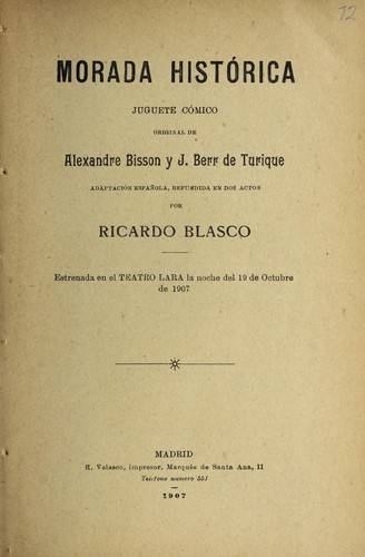 Cover for Morada histórica