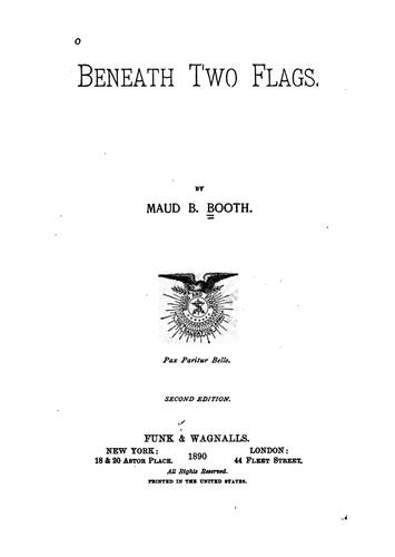 Cover for Beneath two flags.