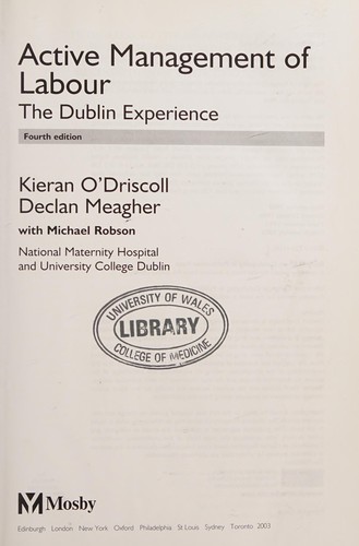 Cover for Active management of labour
