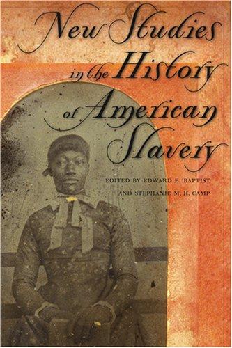 Cover for New studies in the history of American slavery