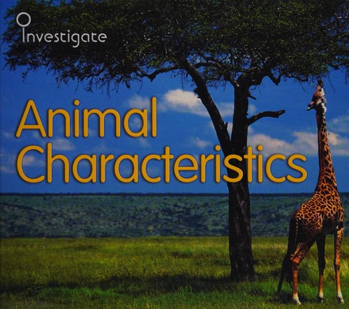 Cover for Animal characteristics