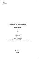 Cover for Surveying for archaeologists