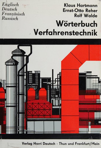 Cover for Dictionary of Process Engineering