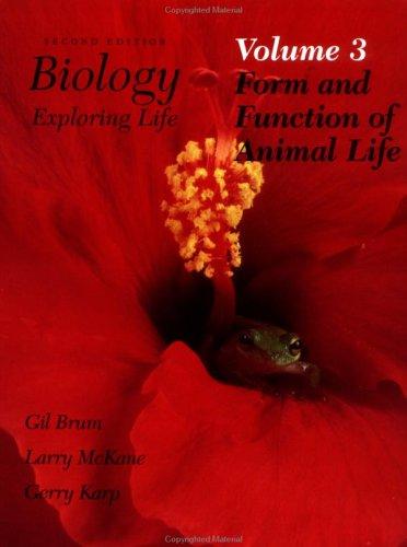 Cover for Form and Function of Animal Life, Biology