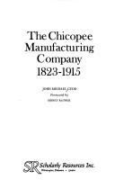 Cover for Chicopee Manufacturing Compan