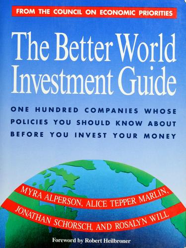 Cover for The Better world investment guide