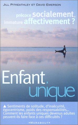 Cover for L'enfant unique