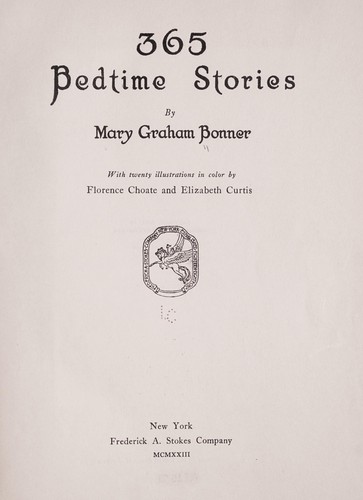Cover for 365 bedtime stories