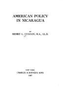 Cover for American policy in Nicaragua.