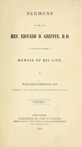 Cover for Sermons