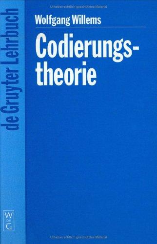 Cover for Codierungstheorie (De Gruyter Lehrbuch)