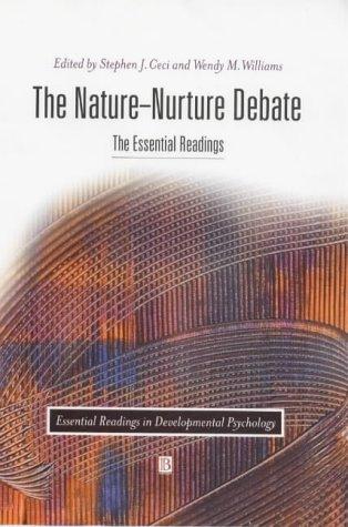 Cover for The Nature-Nurture Debate