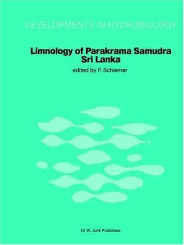Cover for Limnology of Parakrama Samudra - Sri Lanka