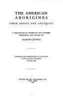 Cover for The American aborigines: their origin and antiquity