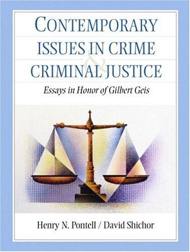 Cover for Contemporary Issues in Crime and Criminal Justice