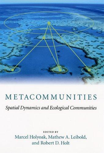 Cover for Metacommunities