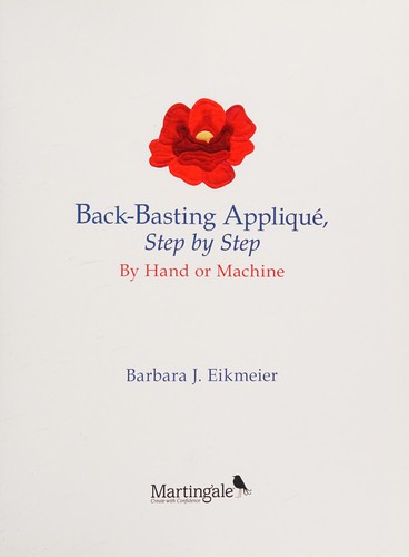 Cover for Back-basting appliqué, step by step