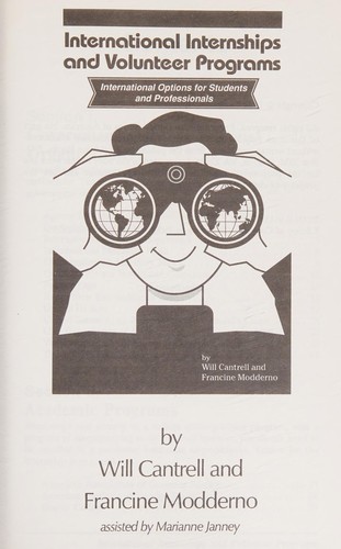 Cover for International internships and volunteer programs