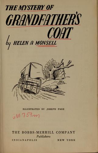 Cover for The mystery of grandfather's coat