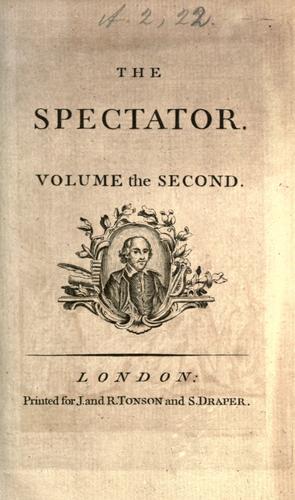 Cover for The Spectator.