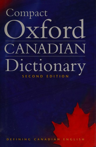 Cover for Compact Oxford Canadian dictionary