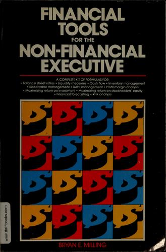 Cover for Financial tools for the non-financial executive