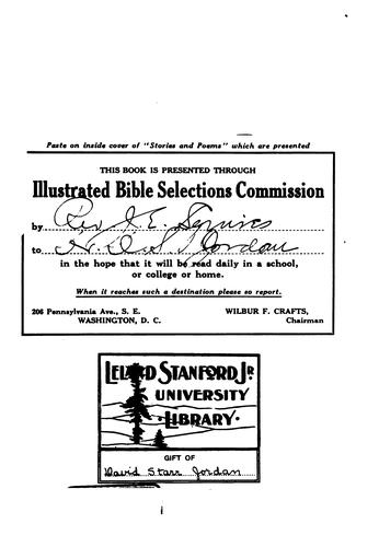 Cover for ... Bible in schools plans of many lands