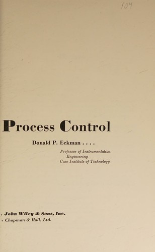 Cover for Automatic Process Control