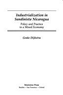 Cover for Industrialization in Sandinista Nicaragua