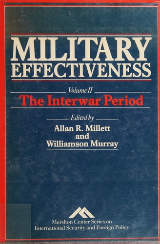 Cover for Military effectiveness