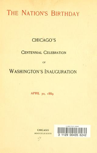 Cover for The nation's birthday